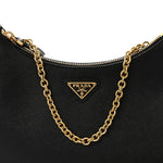 Saffiano Lux Re-Edition 2005 Shoulder Bag Black