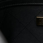 Calfskin Stitched Hobo Black