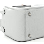Taurillon Clemence Mini Lindy 20 Bleu Pale