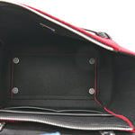 Felt Smooth Calfskin Mini Belt Bag Red