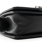 Caviar Quilted Small Boy Flap Black