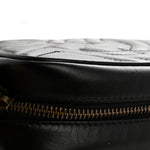 Calfskin Matelasse Mini GG Marmont Chain Shoulder Bag Black