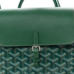 Goyardine Calfskin Mini Alpin Backpack Green
