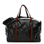 Crystal Monogram Web Large Duffle Bag Black