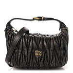 Nappa Matelasse Pouch Sand Coffee