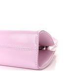 Brushed Calfskin Mini Wanda Top Handle Bag Bubble Gum