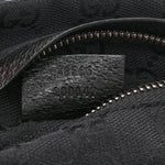 GG Monogram Double Pocket Belt Bag Black