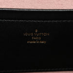 Lambskin Embossed Monogram Pochette Coussin Black