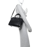 Shiny Lord Calfskin Medium Antigona Black