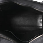 Matte Grained Calfskin Agnes Bag Black