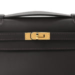 Swift Kelly Pochette Clutch Bai Brun