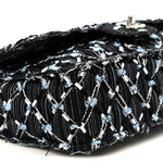 Denim Woven Medium Flap Light Blue