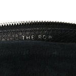 Grained Calfskin Large Slouchy Banana Bag Black