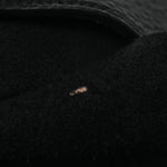 Pebbled Sport Calfskin Medium Lotus Tote Black