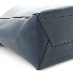Goatskin Sangle Bucket Bag Blue