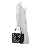Patent Medallion Tote Black