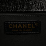 Caviar Quilted Medium Boy Flap Black