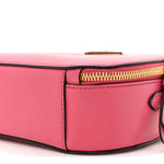 Saffiano Lux Odette Crossbody Magenta