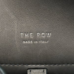 Polished Saddle Calfskin Soft Margaux 10 Bag Koala Grey