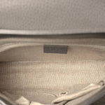 Dollar Calfskin Interlocking G Top Handle Shoulder Bag Loess