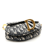 Oblique Mini Saddle Bag Blue
