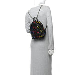 Sequin Lambskin CC Backpack Black Red Blue Yellow