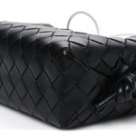 Nappa Intrecciato Mini Loop Camera Bag Black