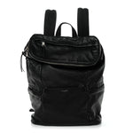 Canvas Calfskin Sid Backpack Black