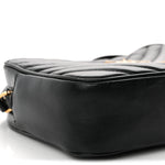 Calfskin Matelasse Monogram Lou Camera Bag Black