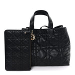 Calfskin Macrocannage Large Toujours Black