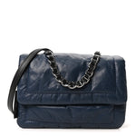 Lambskin The Pillow Bag Blue Sea