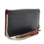 Dollar Calfskin Soho Wallet On Chain Blue Hibiscus Red Mystic White