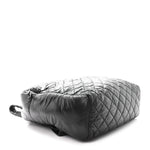 Nylon Quilted Coco Cocoon Backpack Black