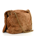 Suede Matelasse Monogram Large Jamie 4.3 Snuff