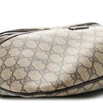 GG Supreme Monogram Belt Bag Dark Brown