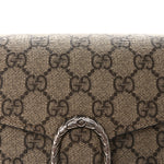 GG Supreme Monogram Mini Dionysus Chain Wallet Beige Taupe