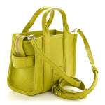 Grained Calfskin Micro The Tote Bag Citronelle