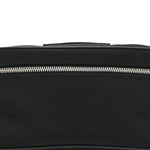 Techno Canvas Web Large Belt Bag Black