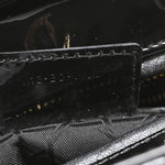 Patent Cannage Large Lady Dior Black