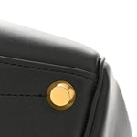 Smooth Calfskin Mini Bel Air Carry All Bag Black
