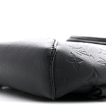 Calfskin Shadow Monogram Duo Slingbag Black