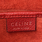 Drummed Calfskin Nano Luggage Merlot