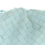 Nappa Maxi Intrecciato The Pouch Oversized Clutch Teal Washed