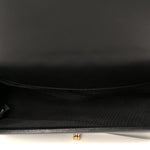 Lambskin Quilted Medium Boy Flap Black