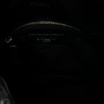 Lambskin Quilted Small Loulou Puffer Monogram Chain Satchel Black
