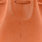 Vegetable Tanned Calfskin Bucket Bag Cammello Rosa
