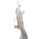 Saffiano Lux Mini Camera Crossbody Bag Orchidea