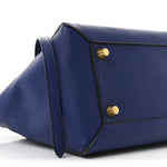 Grained Calfskin Mini Belt Bag Indigo