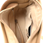 Aged Calfskin Quilted Small Gabrielle Hobo Beige