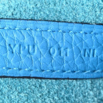 Taurillon Clemence Picotin Lock 22 MM Bleu Frida